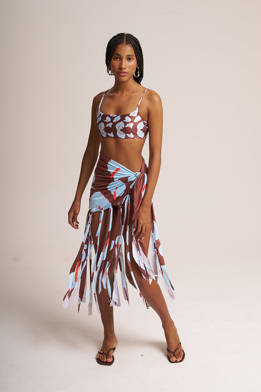 SANDY BEACH PAREO FLOR DE ECLIPSE