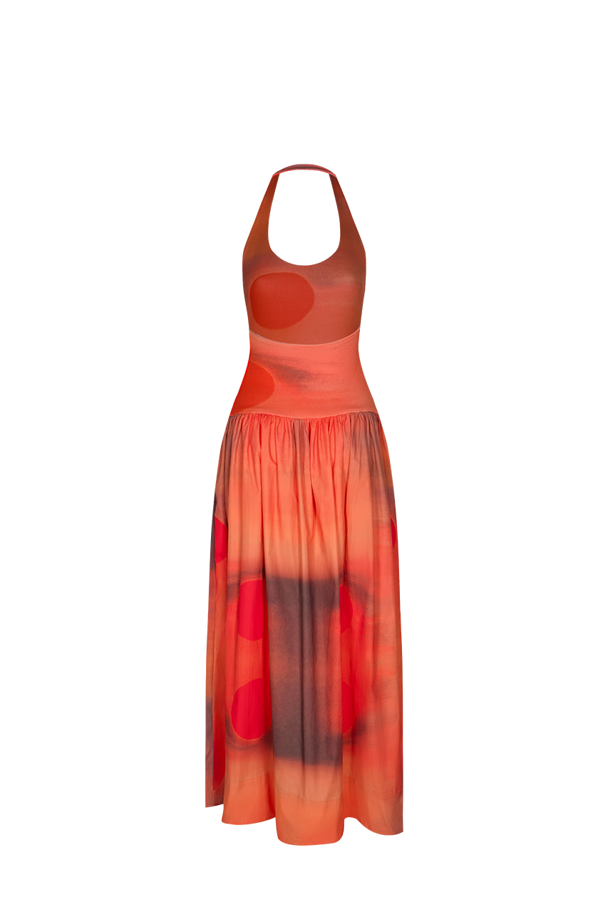 MAREA DRESS RED MOON