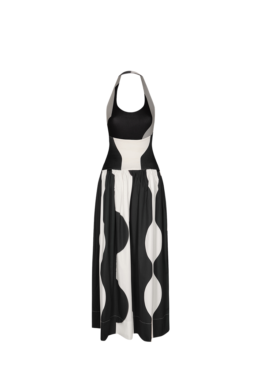 MAREA DRESS YIN-YANG