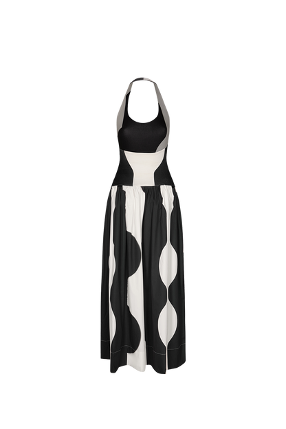 MAREA DRESS YIN-YANG