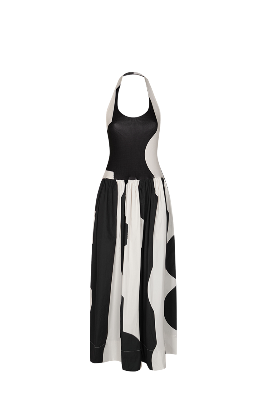 MAREA DRESS YIN-YANG