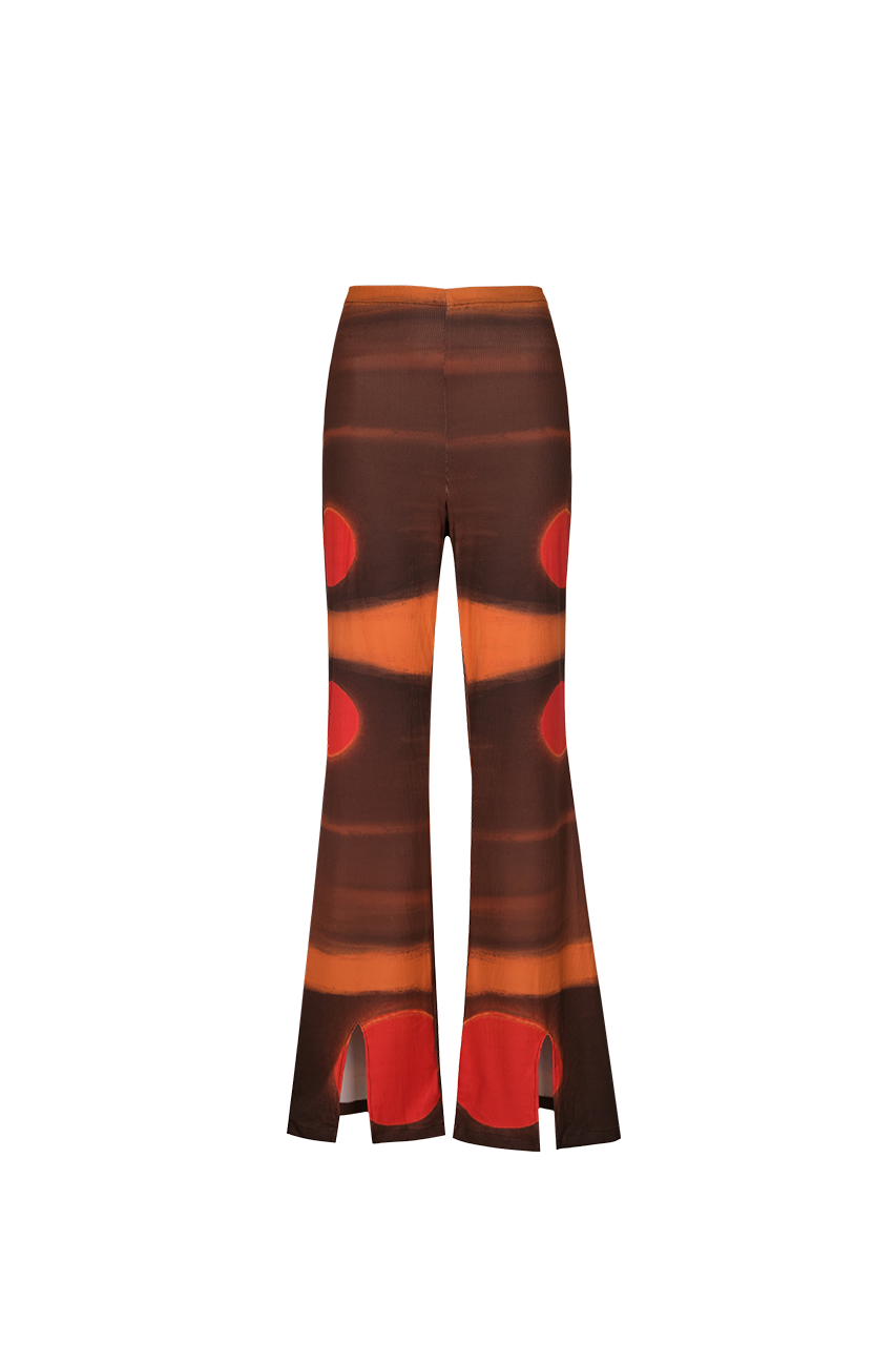 LOUNGE RIB PANTS RED MOON